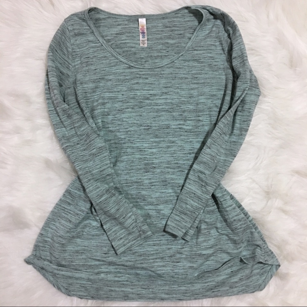 LuLaRoe Lynnae long sleeve mint green
